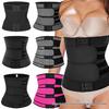 Adjustable Waist Cincher: Three-Row Buckle Tummy Control Belt with Back Support