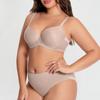 Large Breasts Make You Look Smaller and Prevent Sagging Plus-size Gathered Breathable Full-cup Bra Set with Light and Comfortable Panties.