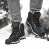 Men Waterproof Ankle Boots Winter Warm Plush Snow Boots Men Outdoor Sneakers Work Boots Male Rubber Winter Men's Boots Plus Size
