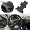 Car Accessories Braid Steering Wheel Cover Hand Sewing Black Leather Red Blue Line For BMW 3 5 Ser E36 E46 E39 X3 E83 X5