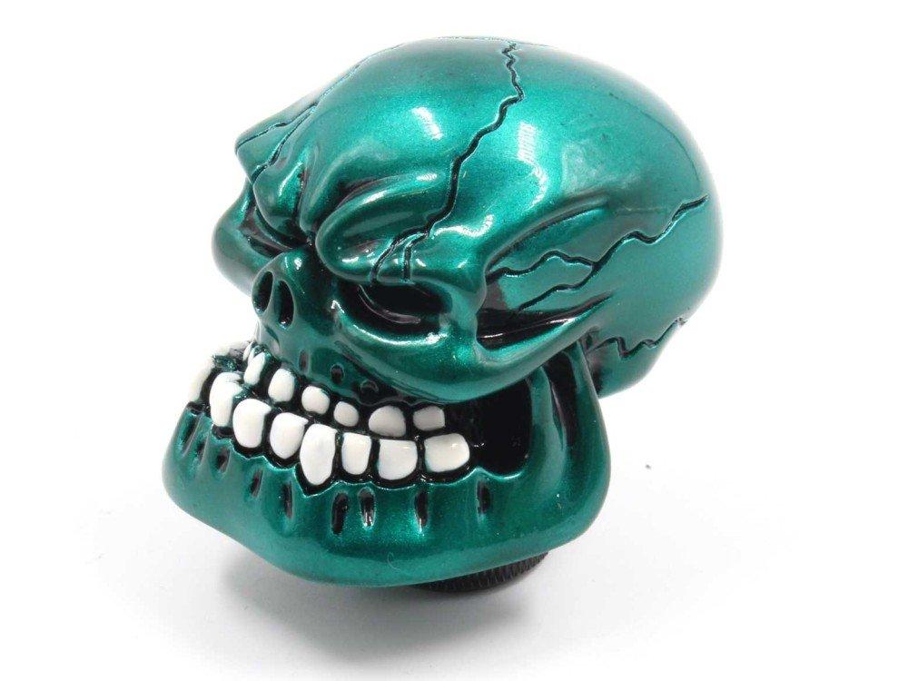 Funky Shift Knob Skull Teal