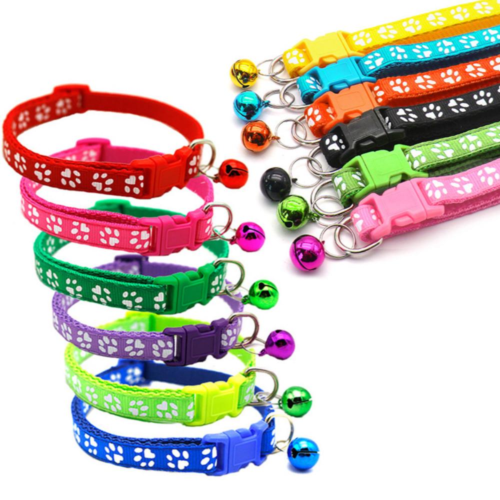 Pet Patch Colorful Bell Cat Buckle Collar