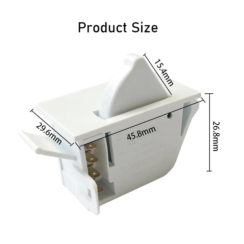 Refrigerators Fridge Freezer Door Light Switch Automatic Reset Compatible