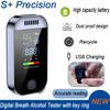 Non-Contact Alcohol Tester Portable Breathalyzer USB Rechargeable with LED Digital Display  Alcoholmeter Tester