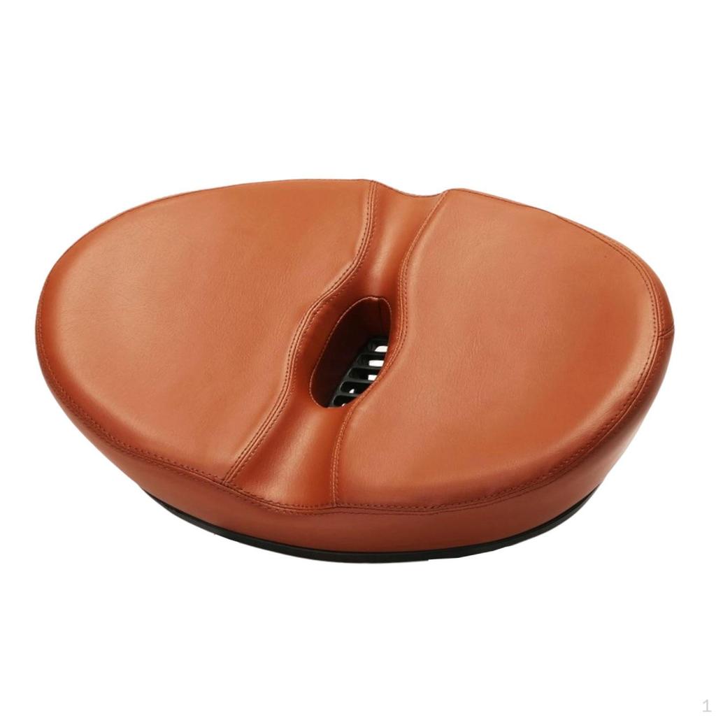 Подушка для велосипедного сиденья для мужчин и женщин Удобное ПУ Амортизирующее Утолщенное седло Без носа