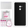 apgo Protective Skin Sticker for the Back Compatible with Xiaomi Mi Mix 2, Wrap Film, Foil, Vinyl - Pattern Carbon Black