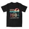Vintage Limited Edition Made In 1984 All Original Parts T-Shirt Novelty Graphic Tshirt Cotton Short Sleeve Men T Shirt Tees
