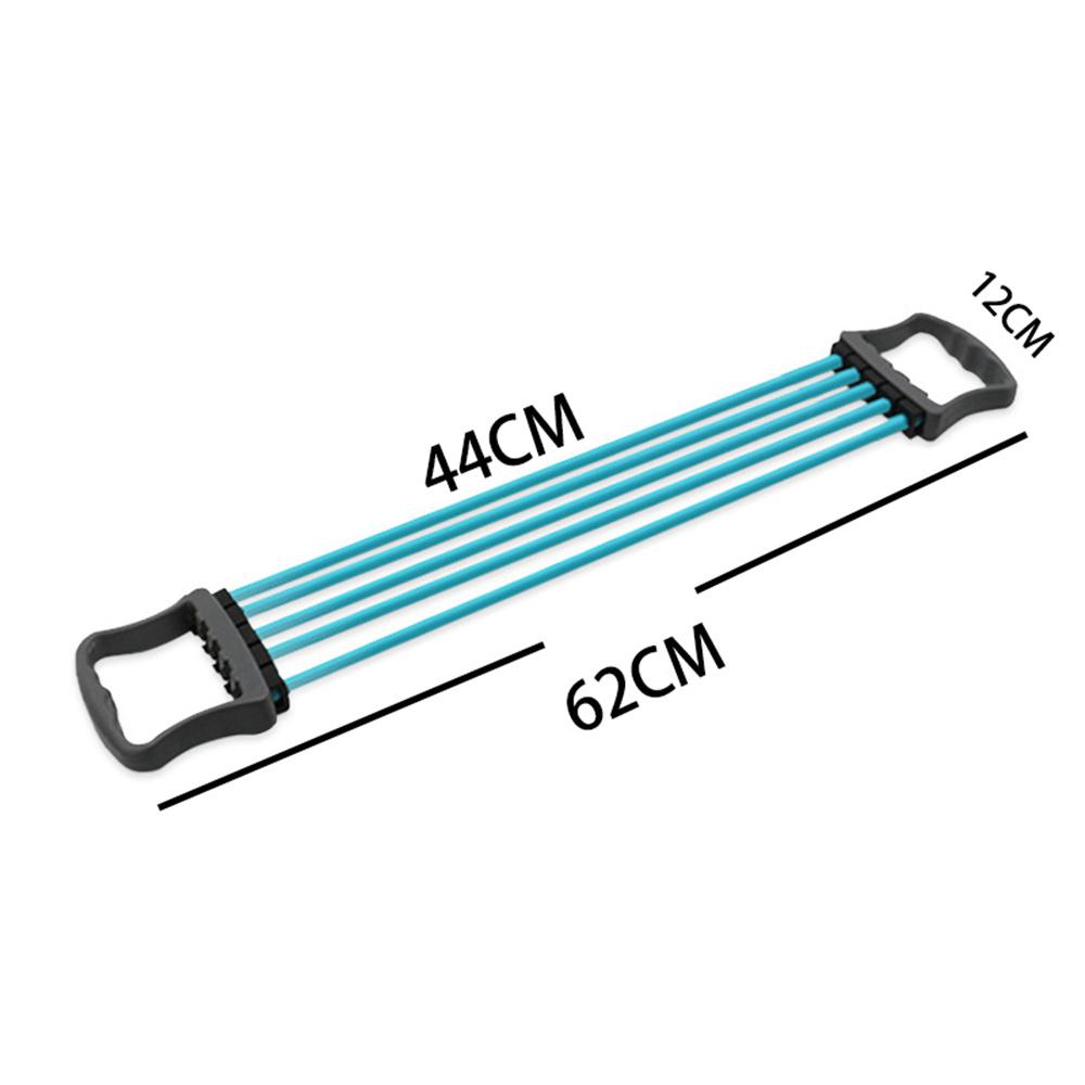 Регулируемый резиновый эспандер для груди с 5 пружинами, эластичный тренажер для мышц для домашних тренировок Bl