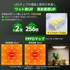 Plant Growth Light LED 60W Panel Heat Dissipation Warm White 256 LED Full Spectrum Long Life Quantum Lamp Indoor Cultivation Lamp Succulent