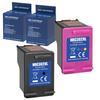 Ink Cartridge - HP - 302XL - Black - Multi-color - 2 Pack
