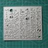 Rectangular Frame Numeric Symbols Frame Metal Silvery Stencil Embossing Cutting Dies For Diy Scrapbooking Paper Album Cards Making