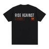Rise Against Ricochet 2025 New Summer T-shirt Double Sided Printing Grunge Tee-shirt Pop Fashion Tshirt Gothic Clothes