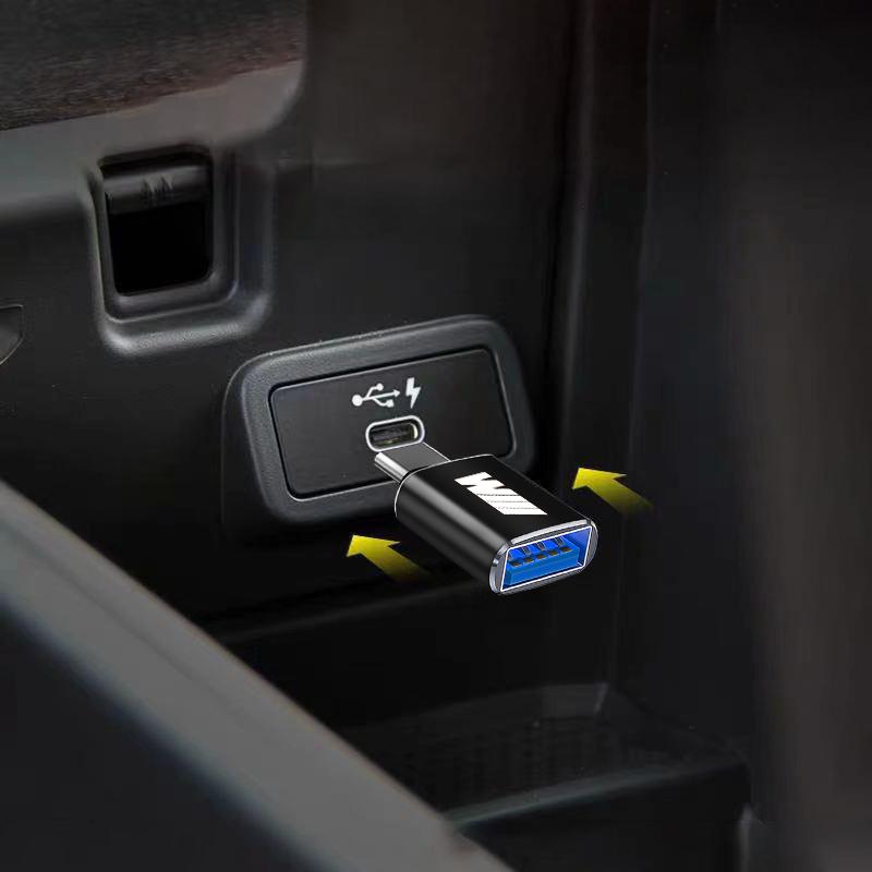M-LOGO Car Charging Adapter TypeC To USB Converter Car Accessories For BMW E90 E60 E46 E39 F30 F10 E87 X3 X4 X5 X6 X7 X1 G30 G20 Z3 Z4