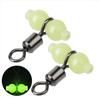 10Pcs Luminous Rolling Swivels Fishing Swivels Sea Fishing Accessories Hook Connector Rolling Swivels 3-way Swivels