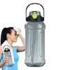 Sports Water Bottle Drinking Tumbler For Hiking Leakproof Sealed Transparent Double Drinking Spout Water Bottle For School