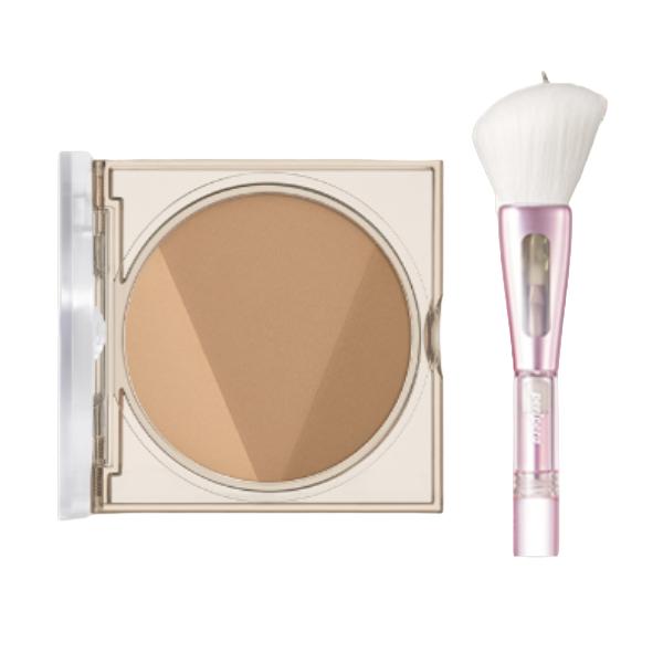 Peripera V Shading 9.5g + Contour 3-stage Block Brush (3 Options)