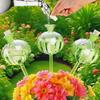 Plant Watering Bulbs Planter Insert Self Watering Globes with Stoppers Cactus Ball Shape Vacation Plant Watering Tools for Indoor Outdoor Potted