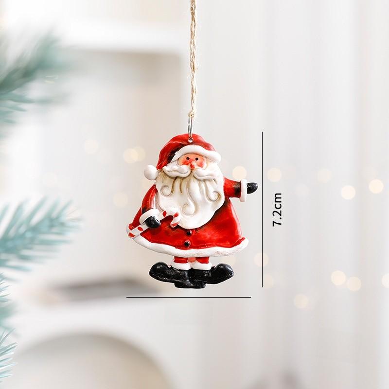 Santa Ornaments Christmas Snowman Gnome Festive Decorations Holiday Supplies