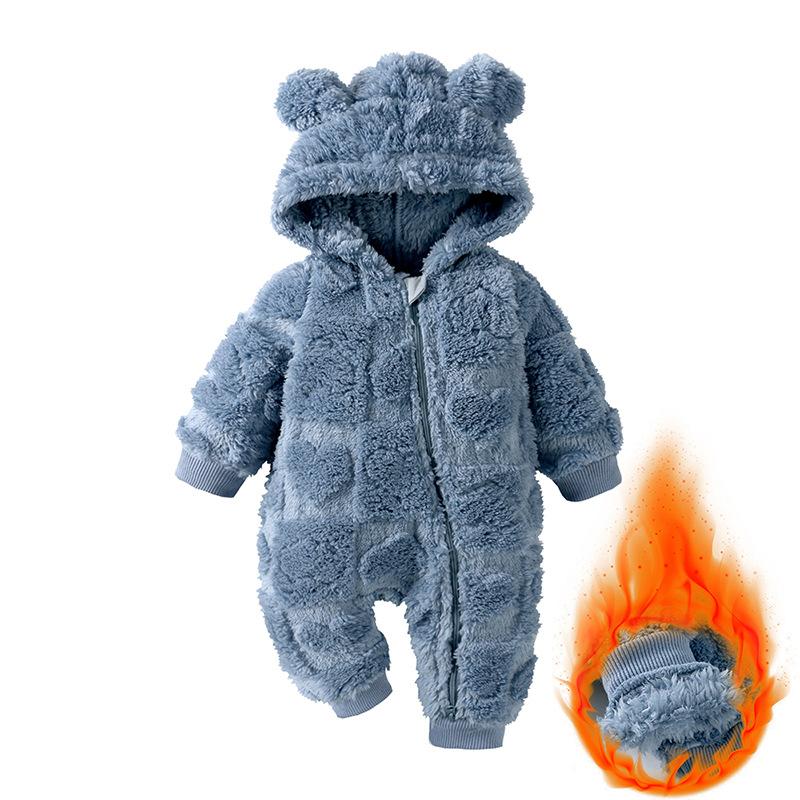 YUBAOBEI Baby Winter Costume Boys Girls Newborn Rompers For Baby Jumpsuit Infant Clothing