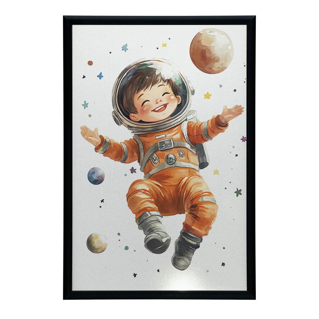 Plakat Mały Kosmonauta Plakat Mały Kosmonauta, 70X100 Cm, Bez Ramy, Płótno Premium Na Blejtramie