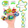 New 5pcs Quiet Fidget Toys Sensory Fidget Toys Multicolor Twisty Toys for Relaxation