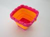 Square folding sandbox bucket - pink