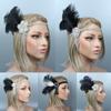 Women Hair Accessories Feather Headband Rhinestone Beaded Party Headpiece 1920s Vintage Gatsby KTY