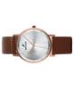 Westar Profile Brown Leather Strap Silver Dial Quartz 50221PPN627 Men's Watch
