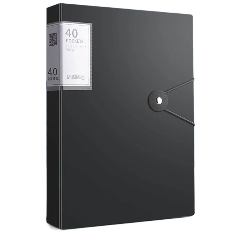 40 Pages Document Bag Waterproof Test Paper Storage Organizer New A4 File Folder