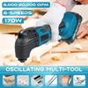 18V Oscillating Multi Tool Cordless Variable Speed Renovator Electric Trimmer 2x Li Battery For 388VF Battery Power Tools