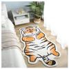 Cartoon Tiger Rug Soft Fluffy Bedside Carpet Non -Slip Bathroom Mat Cute Animals Shape Rugs For Kids Room Decor Furry Carpets