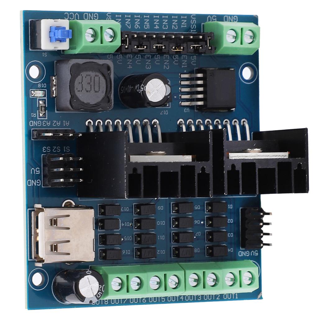 L298N Driver Module 4‑Channel Smart Auto Motor Driving Board Electronic Component