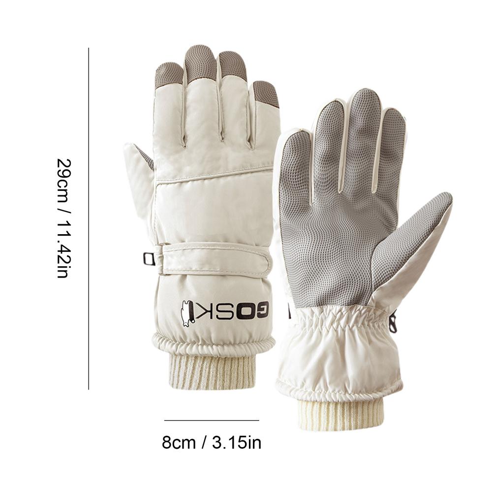 Unisex Ski Gloves -30 Degree Snowboard Mittens Touchscreen Gloves Winter Snowmobile Motorcycle Waterproof Thermal Snow Gloves