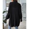 Women's Autumn and Winter Simple Loose Pearl Beaded Cardigan Sweater