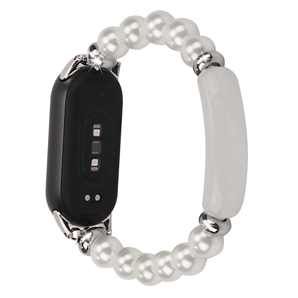 For Xiaomi Smart Band 9/8 Watch Strap Stylish Beaded Bracelet Wrist Band