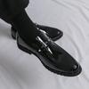 Men Loafers PU Splicing Low Heel Professional Classic Business Banquet Men Shoes Size 38-46