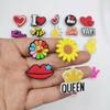 30Pcs Girls Series PVC Shoe Charms for Shoe Decorations Accessories