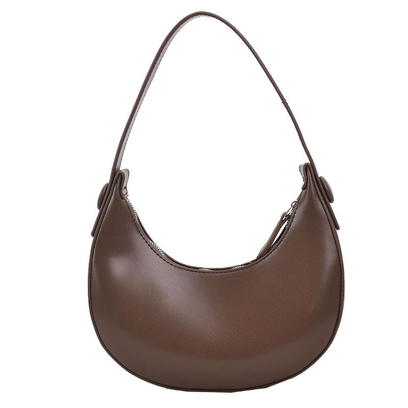 Bag Women's New Armpit Bag Fashionable Solid Color Versatile Portable Shoulder Bag