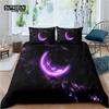 Landscape Starry Sky Duvet Cover Microfiber 3D Print Galaxy King Queen Bedding Set For Kids Teen Boys Girls Gift Bedroom Decor