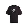 Originals Logo Print Crew Neck Casual T-Shirt Men Tops Black HG1438