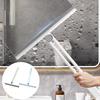 Window Squeegee Double-Sided Design Glass Doors Water Wiper Excellent Cleaning Power Window Cleaner Tool