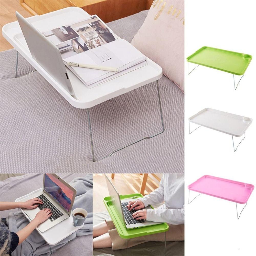 Cup Holder Portable with Stand Laptop Bed Desk Lap Desk Bed Table Foldable