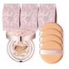 Age To Women Pink Diamond Pact Set No. 21 + Case 1 + Refill 3 + Puff 4