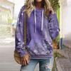 Women's Fall And Winter Printed Pullover Hooded Sweatshirt Long Sleeve Fashion Sweatshirt