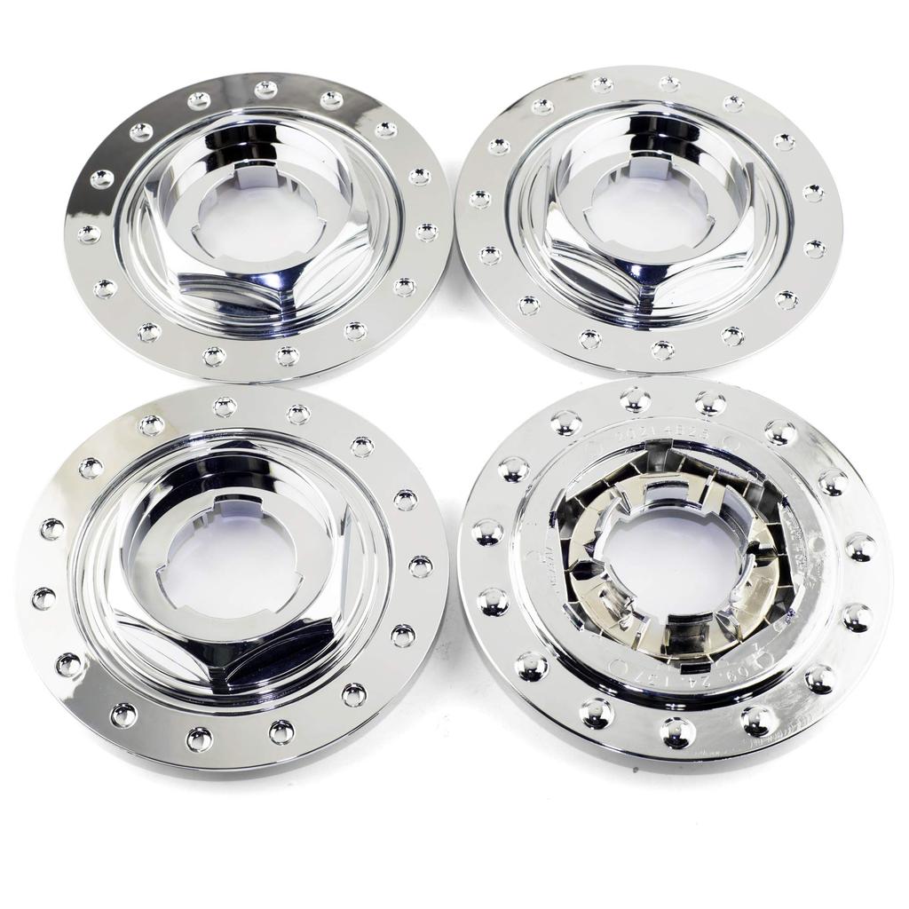 Wheel Center Cap 150mm 4pcs Plated Silver Wheel Cover Center Cover