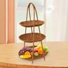 Fruit Basket Bread Food Storage Plate Snack Tray for Wedding Desktop Party