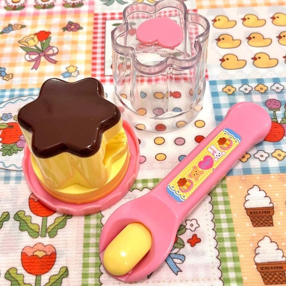 Food Feeding Strawberry Pudding Toy Role Play Play House Toys Pudding Feeding Toy Kids Gift
