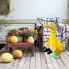 Porch Goose Costume Dinosaur Lawn Goose Outfit Dinosaur Design Clothes for Plastic Cement Goose Statue Lawn Art Garden Decoration