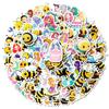 100 New Styles of Various Bees and Mermaid Hand-painted Stickers Children's Cartoon Graffiti Stickers