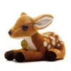 Forest Animal Stuffed Deer Dolls Soft Dolls Simulation Deer Toy Sika Deer Plush  Children Baby